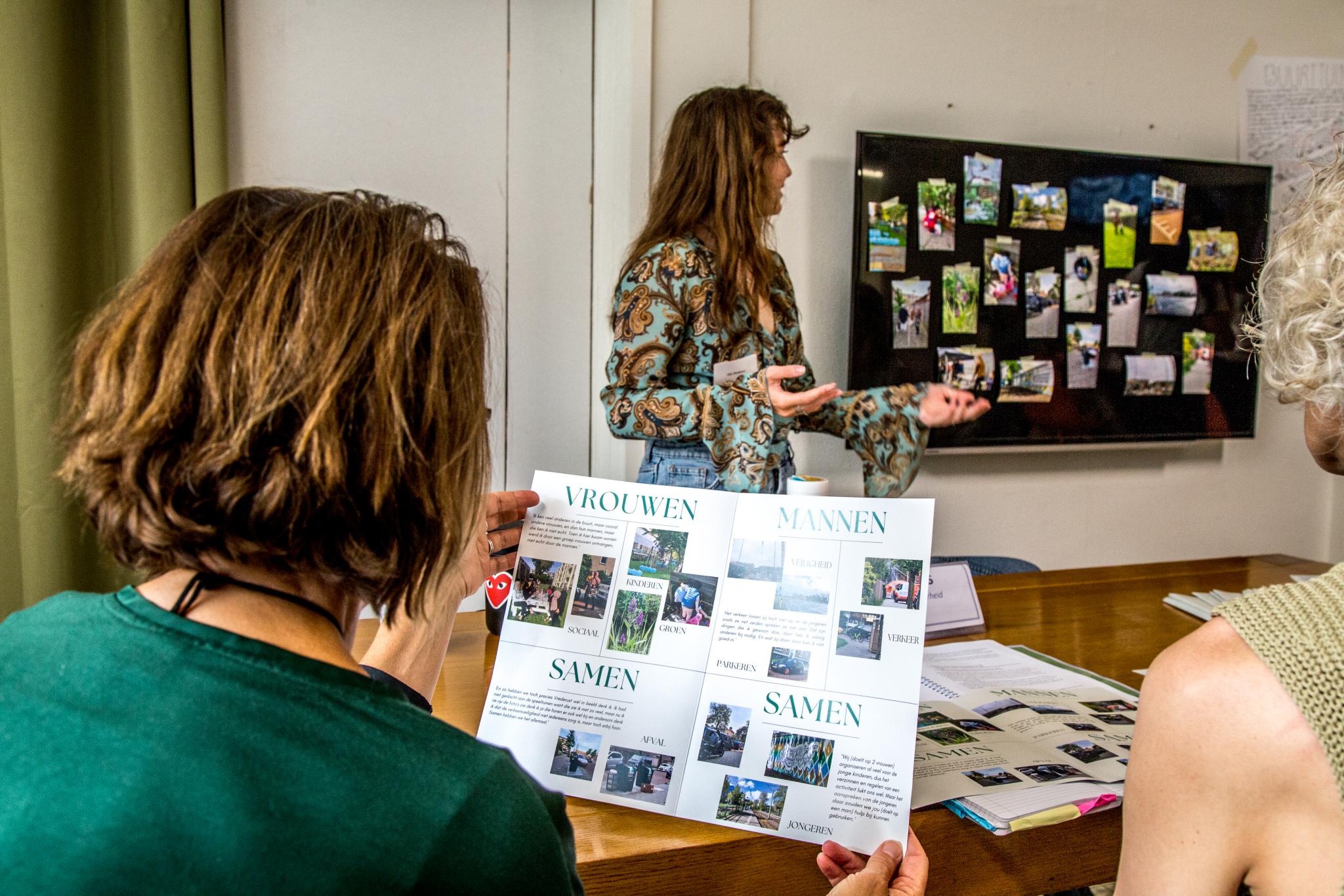 student tijdens de slotbijeenkomst